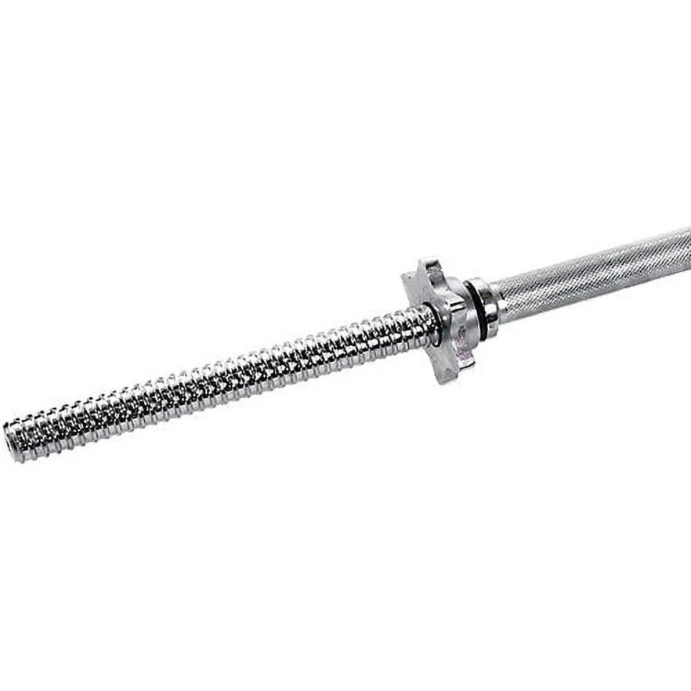 Barbell - Straight Standard Weight Bar with Threaded Ends, 5-6 Ft.