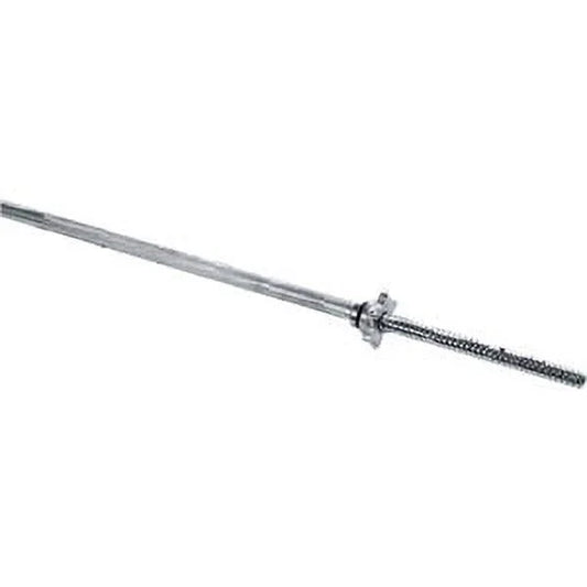 Barbell - Straight Standard Weight Bar with Threaded Ends, 5-6 Ft.